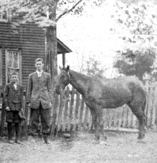 This picture was taken in 1914 at the Harmon family home in the Sano community of Adair County.