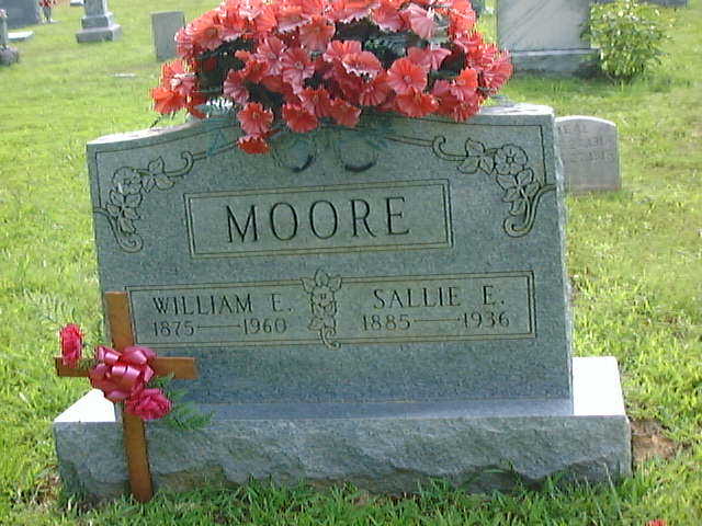 Moore, William E and Sallie E 